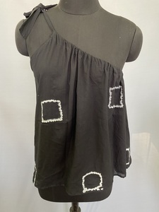 Vestido de fiesta largo bloque impreso silueta recta manga larga cintura Natural vestido de lino personalizado Boho Vacation Plus - Product Image 2