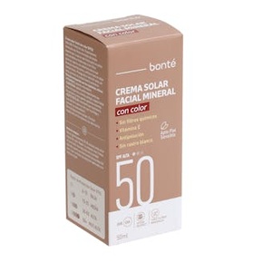 Crema Solare Minerale Viso con Colorante SPF 50 Benefici 50Ml - Product Image 2