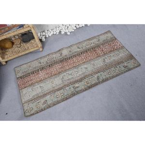 2.1x4.3 ft Turkish Rug, Rug, <b>Red</b> Floral Rug <b>Wool</b> - Product Image 2