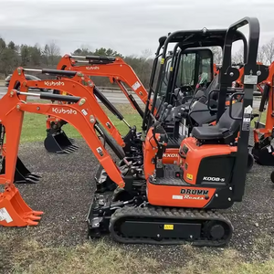 รถขุดขนาดเล็ก Kubota K008-6 สีส้ม รถตักตีนตะขาบขนาดกะทัดรัด รุ่นปี 2010 ใช้งาน 0-2000 ชั่วโมง อุปกรณ์ก่อสร้าง - Product Image 6