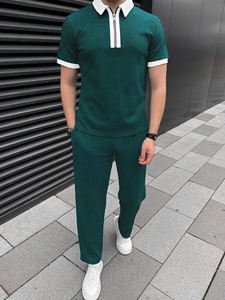 Ensemble Pantalon 2 Pièces Sportif pour Homme Collection de Gros BD Polo Shirt et Sweat Survêtement Tenues Décontractées - Product Image 3