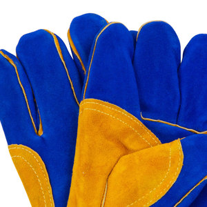 High Quality Leather Welding Gloves Cut Proof TIG <b>Heat</b> Protective Wholesale Price Top Selling with Customized Logo - Product Image 5
