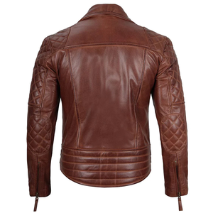 Nouvelle arrivée 2026, veste en cuir pour homme de qualité la plus populaire, fabrication au Pakistan, marron, patchwork, imperméable, à capuche, manteau d'hiver - Product Image 2