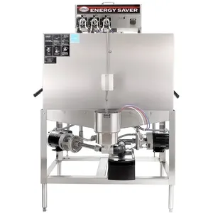 Lave-vaisselle professionnel CMA à porte battante, basse température, 80 bacs/heure avec double stérilisation des bacs - Product Image 1