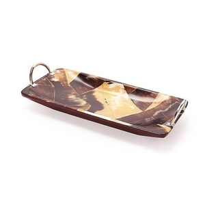 Plateau en corne personnalisé de haute qualité pour dessert élégant, parfait pour les fêtes de mariage et l'affichage de table élégant - Product Image 1