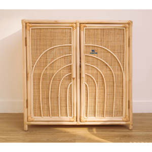 Wholesale High Quality Rattan Living Room Furniture Wooden Cabinet Combine Rattan Rattan Cabinet From Thanh Cong - Product Image 4