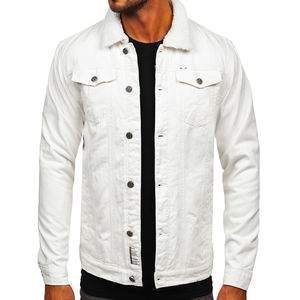 Veste pour homme, veste pour homme 2024 Usine Vente en gros Personnalisé de haute qualité Hommes Moto Denim Vestes Fabricant OEM Service - Product Image 1