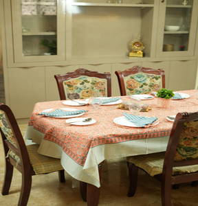 Mantel Cuadrado Moderno Personalizable de Algodón Tejido con Estampado Floral, Impermeable y Ecológico para Hoteles, Bodas y Fiestas - Product Image 2