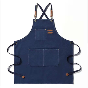 Delantal de soldador mecánico de lona de color con logotipo personalizado OEM ODM 2025 - Product Image 4