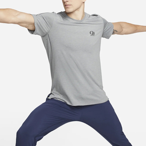 Venta al por mayor personalizado Yoga 100% algodón Fitness camisetas deportes casual ropa en blanco gimnasio ropa Yoga camisetas - Product Image 6