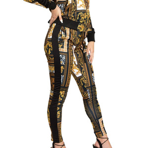 Ensemble de survêtements d'hiver pour femmes, nouveau design, décontracté, pour l'entraînement, personnalisé, 100 % coton respirant, à capuche - Product Image 5