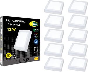 Clar nhôm bề mặt gắn kết dẫn ánh sáng trần 6W/<span class=keywords><strong>12W</strong></span>/20W/24W hiện đại dẫn đèn trần cho nhà bếp và phòng tắm - Product Image 1