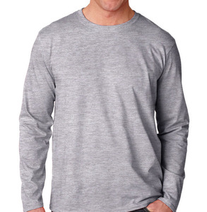 OEM conception de logo personnalisé hommes grande taille 200g sweats blancs à manches longues 200g polyester brodé croix solide anti-rétrécissement - Product Image 6