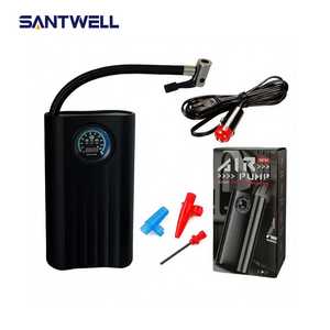 เครื่องสูบลมยางแบบพกพา 12V ไร้สาย พร้อมหน้าจอดิจิตอล ชาร์จผ่าน USB สำหรับรถยนต์ จักรยาน มอเตอร์ไซค์ - Product Image 1