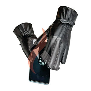 Venta al por mayor de guantes de invierno de cuero de moda y entrega rápida a prueba de viento aislamiento térmico y protección perfecta para el frío. - Product Image 2