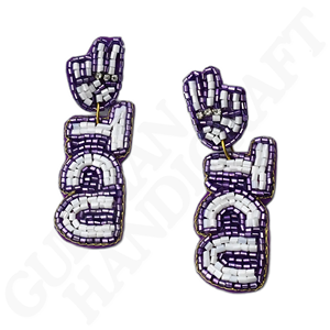 Boucles d'oreilles en perles faites à la main pour Halloween Trick or Treat Bijoux festifs et effrayants pour les fêtes costumées, les cadeaux et les célébrations d'octobre - Product Image 5