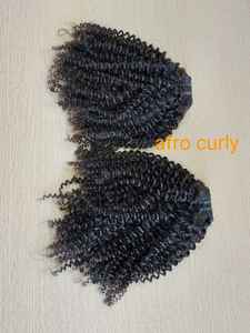 Afro Curly Bundles Alta calidad 100% Virgin Máquina de extensiones vietnamitas Doble trama Bounce Kinky Curly Vietnam Todos los colores - Product Image 4