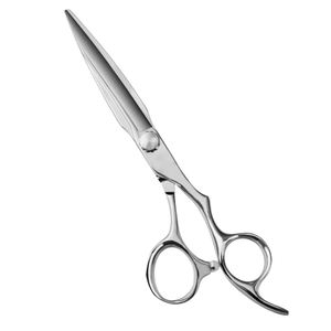 Ciseaux professionnels droits et mats de 5,5 pouces, à long manche, pour droitiers, en acier inoxydable, nouvelle mode, beauté, barbier - Product Image 1