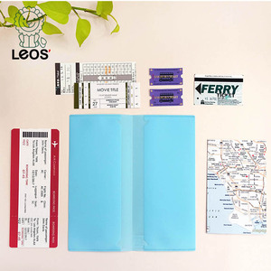 ผู้ถือหวยสีสารพันที่มีสองกระเป๋าสำหรับตั๋วเครื่องบิน - Product Image 2