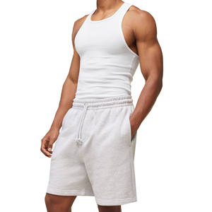 custom Cotton Casual <b>Sweat</b> <b>Shorts</b> for <b>Men</b> Comfortable and Durable Mid Waist Solid Pattern Breathable Made in Pakistan - Product Image 1