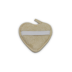 Lufa turca hecha a mano, calabaza de un lado, algodón de un lado para aplicación corporal, entrega rápida - Product Image 2