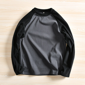 Camiseta holgada de manga larga para hombre, camiseta cálida de terciopelo interior de terciopelo grueso con diseño de logotipo personalizado OEM - Product Image 6