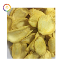 Populaire gedroogde jackfruitchips voor de internationale markt, zoete smaak, goede textuur, voordelige prijzen
