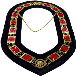 Nouveautés chaîne de collier maçonnique personnalisée d'approvisionnement d'usine OEM collier de chaîne maçonnique de haute qualité - Product Image 4