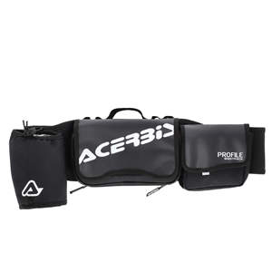 Sac de ceinture en cuir Acerbis, sacoche de jambe pour moto, sacoche de réservoir, sacoche à outils avec logo profilé en aluminium, accessoires polyvalents pour motocyclistes - Product Image 1