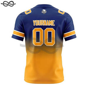 Bande personnalisée par sublimation Tenues de football rétro Uniformes vêtements de sport Entraînement d'équipe Chemises de football de style de rue Maillot de football - Product Image 3