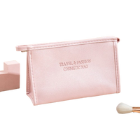 Bolsa de Maquillaje de Viaje para Mujer CENPLAS al por Mayor, con Cierre de Cremallera, Asa de Muñeca, Material Simili/Forro de Seda, Diseño Personalizado