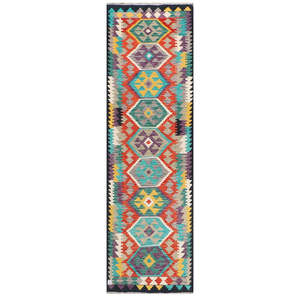 Tapis de couloir Maimana Afghanistan Kilim 283 x 86 cm - Product Image 1