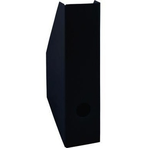 Landr Black Cardboard Standing File <b>Folder</b> 7 X 30 X 22.5 cm (W X H X D) DIN <b>A4</b> for Office Use - Product Image 1