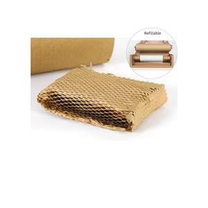 Hot Sale Biodegradable Recyclable <b>Protective</b> & <b>Cushioning</b> <b>Material</b> Dispenser Roll Honeycomb Wrap Paper for Wood Protection - Product Image 3