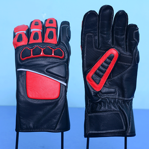 Gants de course à doigts complets de haute qualité en cuir pur pour le sport moto à grande vitesse pour le cyclisme en plein air moto équitation - Product Image 1