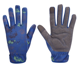 Guantes de seguridad de cuero para mujer para jardinería Guantes DE TRABAJO protectores antideslizantes y a prueba de espinas para deshierbe - Product Image 6