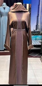 2024 Dubai Abaya hermoso color negro musulmán tradicional abaya trabajo manual caftan ropa islámica tradicional para mujeres - Product Image 2