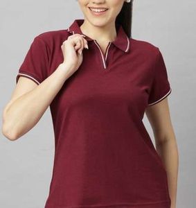 Womens Polo T Shirt Premium Pique Cotton Breathable <b>Short</b> <b>Sleeve</b> Slim Fit Casual <b>Ladies</b> Office Work Uniform Custom Logo <b>Top</b> - Product Image 6