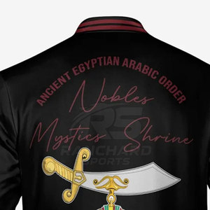Chaqueta Masónica Personalizada de Alta Calidad con Símbolo Masónico, Chaqueta Universitaria Masónica Personalizada - Product Image 5