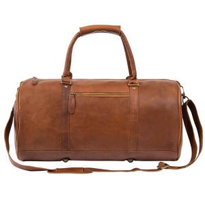 Customizable Logo Duffle <b>Bag</b> for Men <b>Large</b> Capacity <b>Waterproof</b> Leather High Quality Gym Outdoor Sportwear with Zipper Closure - Product Image 3