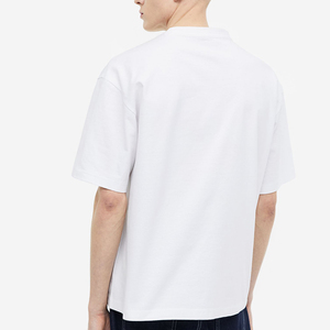 เสื้อยืดปักลายไหล่ปล่อยเสื้อยืดขาดบ็อกซี่ตัดลายพิมพ์ออกแบบตามสั่งของฉัน - Product Image 5