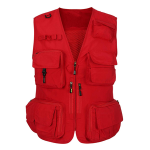 Gilet de pêche décontracté et tendance pour homme, respirant, col en V, idéal pour les activités de plein air, gilet de pêche performant pour homme - Product Image 1