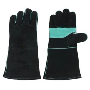 Guantes de Seguridad Reforzados de Cuero Vacuno Resistente al Calor, Antideslizantes, Duraderos y Flexibles, con Puño de Seguridad para Trabajo Industrial y Soldadura - Product Image 1