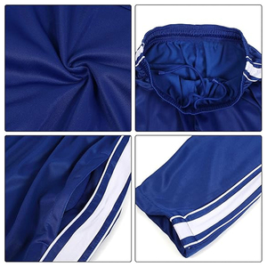 Conjunto Deportivo Unisex de 2 Piezas, Grueso, Sólido, para Invierno, con Cremallera, Diseño Personalizable, Transpirable - Product Image 4