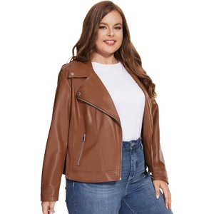 Veste en cuir pour femmes tendance 2025 mode vêtements d'extérieur en cuir véritable veste femmes élégant manteau femmes marron veste en cuir - Product Image 3