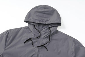 Veste coupe-vent homme personnalisée haut de gamme pour l'extérieur, imperméable, en tissu écologique, à capuche, légère, Hiver 2026 - Product Image 3