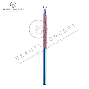 Empujador de cutículas de uñas de acero inoxidable para eliminar la piel muerta, herramientas de eliminación de esmalte de uñas de alta calidad, sostenible por concepto de belleza - Product Image 6