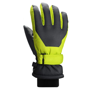 Guantes de Esquí y Snowboard Aislantes e Impermeables para Invierno, Resistentes al Frío, de Cuero, con Cierre de Velcro Ajustable - Product Image 5
