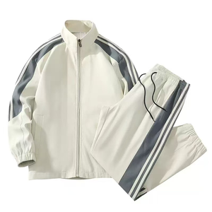 Ensemble de survêtement décontracté pour homme, à capuche, uni, 2 pièces, respirant, séchage rapide, léger, avec cordon de serrage - Product Image 1