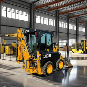 รถตักขนาดเล็ก JCB 1CX พร้อมรถตักหน้า-หลัง CAT และชิ้นส่วนมอเตอร์ที่จำเป็น - Product Image 1